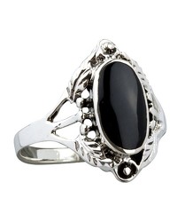 Silberring mit schwarzem Onyx - vergleichen und g&uuml;nstig kaufen